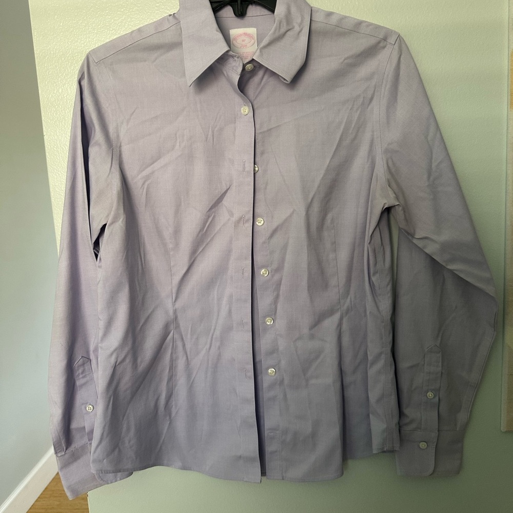 Brooks Brothers Purple Blouse Classic Design